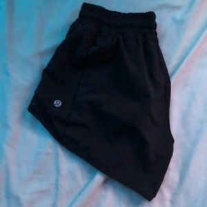 Size 4 black Lululemon shorts